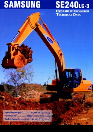 Crawler Excavators Samsung SE 240 LC-3