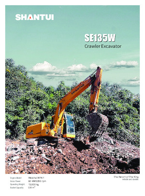Crawler Excavators Shantui SE135W