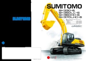 Paletli ekskavatörler Sumitomo SH360HD-6