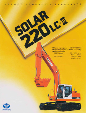 Crawler Excavators Daewoo SOLAR 220 LC-III