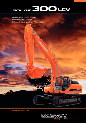 Crawler Excavators Doosan Solar 300 LC-V SLR