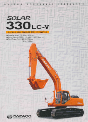 Crawler Excavators Daewoo SOLAR 330LC-V