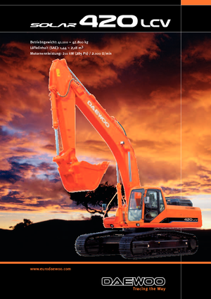 Crawler Excavators Doosan Solar 420 LC-V