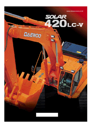 Crawler Excavators Doosan Solar 420 LC-V