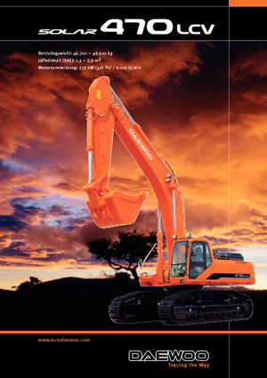 Crawler Excavators Doosan Solar 470 LC-V