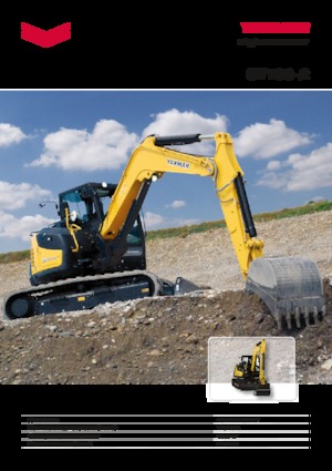Paletli ekskavatörler Yanmar SV 100-2 CR