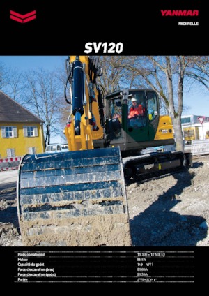Crawler Excavators Yanmar SV120 MB 