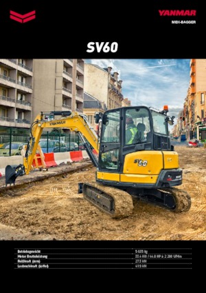 Mini Excavators Yanmar SV 60