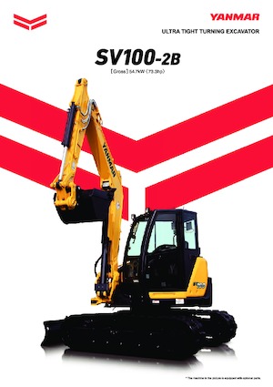 Paletli ekskavatörler Yanmar SV100-2B