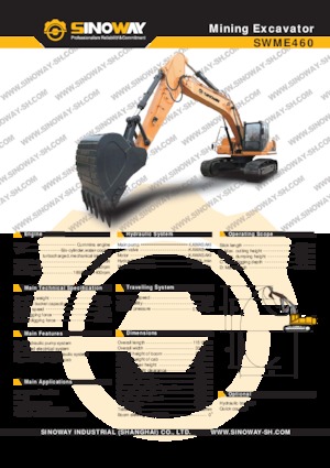 Crawler Excavators Sinoway SWME460