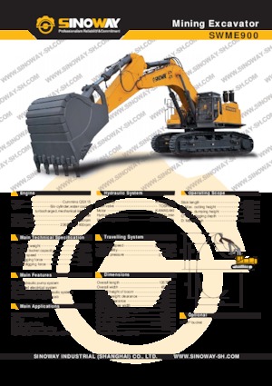 Crawler Excavators Sinoway SWME900