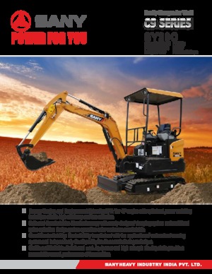 Mini ekskavatörler Sany SY20C