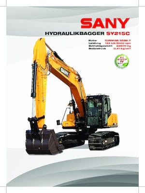Crawler Excavators Sany SY215C