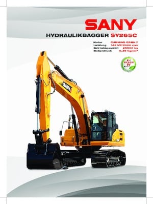 Crawler Excavators Sany SY265C