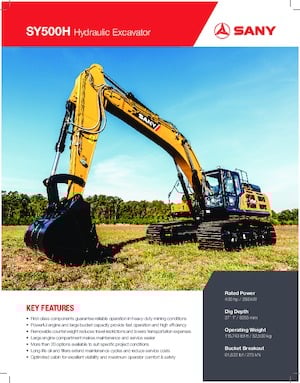 Crawler Excavators Sany SY500H