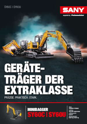 Crawler Excavators Sany SY60U 