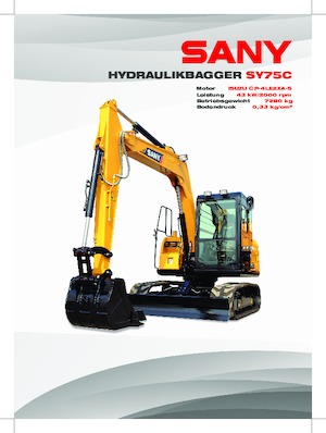Crawler Excavators Sany SY75C