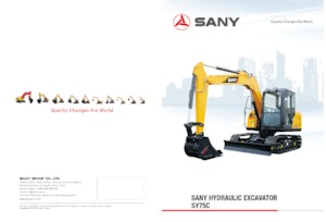 Crawler Excavators Sany SY75C