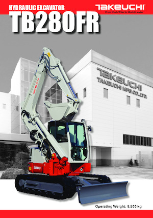 Crawler Excavators Takeuchi TB 280 FR