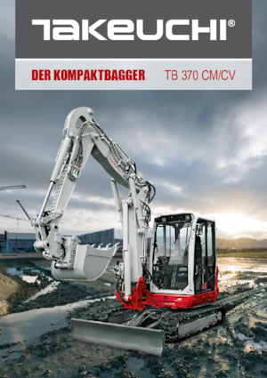 Crawler Excavators Takeuchi TB 370 CM