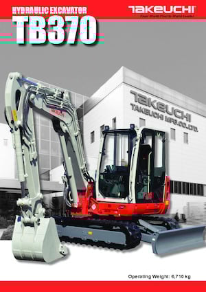 Crawler Excavators Takeuchi TB 370 CM