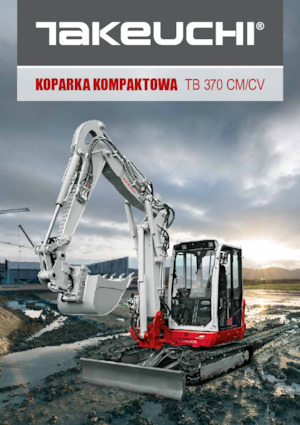 Crawler Excavators Takeuchi TB 370 CM