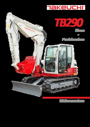 Crawler Excavators Takeuchi TB290