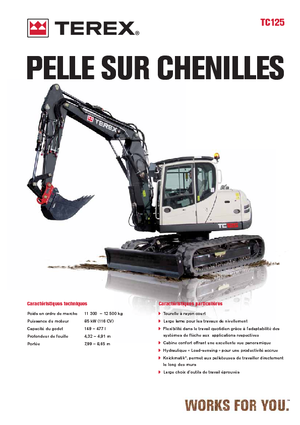 Crawler Excavators Terex TC 125