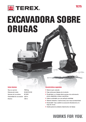 Crawler Excavators Terex TC 75