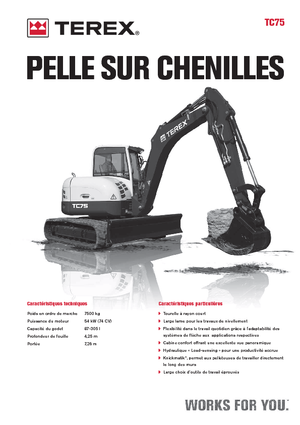 Crawler Excavators Terex TC 75