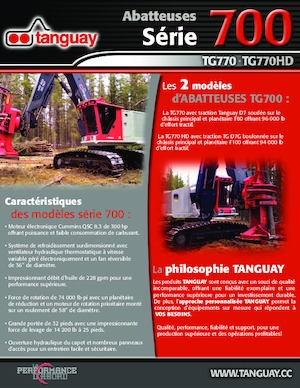 Crawler Excavators Tanguay TG770