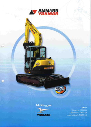Crawler Excavators Yanmar VIO 75