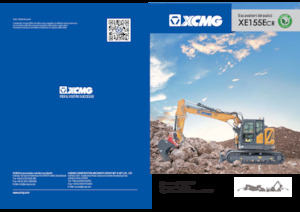 Crawler Excavators XCMG XE155ECR Single Boom 