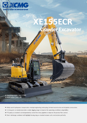Crawler Excavators XCMG XE155ECR
