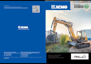 Crawler Excavators XCMG XE80E Single boom