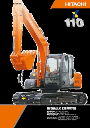 Crawler Excavators Hitachi ZX 110 M 3