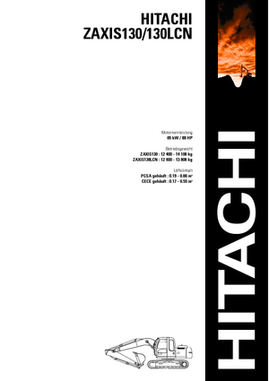 Crawler Excavators Hitachi ZX 130