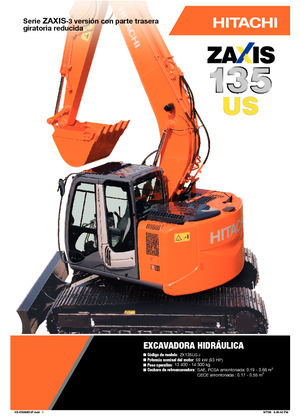 Crawler Excavators Hitachi ZX 135 US-3