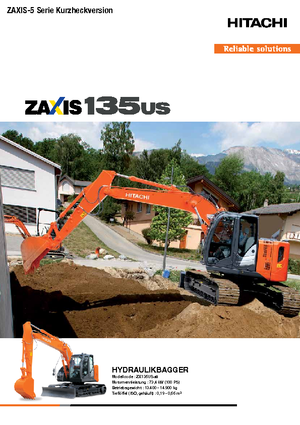 Crawler Excavators Hitachi ZX 135 US-5