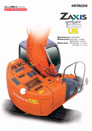 Crawler Excavators Hitachi ZX 135 US