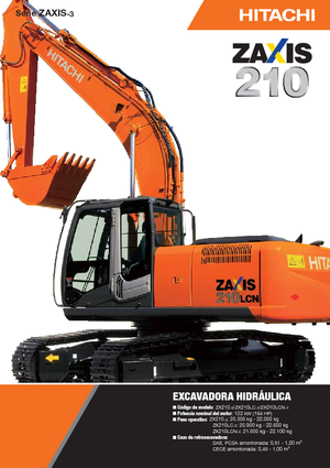 Crawler Excavators Hitachi ZX 210 LC-3