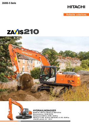 Crawler Excavators Hitachi ZX 210 LC-5