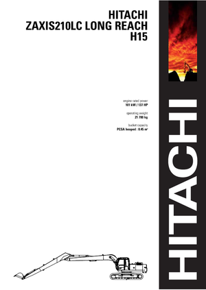 Crawler Excavators Hitachi ZX 210 LC