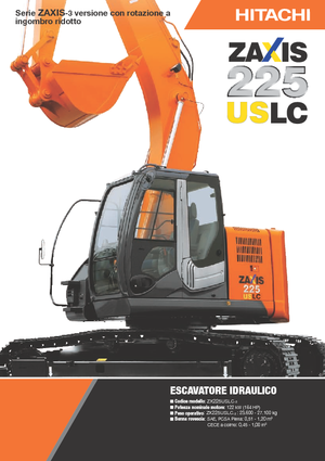 Crawler Excavators Hitachi ZX 225 USLC-3