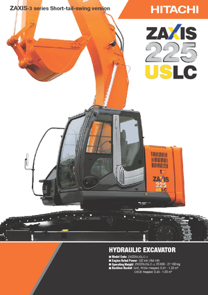 Crawler Excavators Hitachi ZX 225 USLC-3