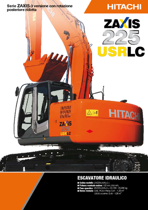 Crawler Excavators Hitachi ZX 225 USRLC-3