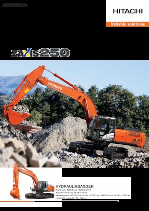 Crawler Excavators Hitachi ZX 250 LC-5