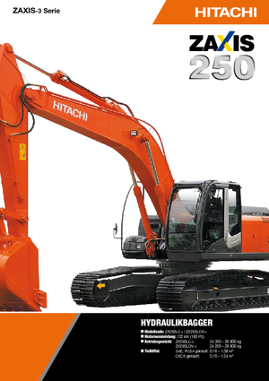 Crawler Excavators Hitachi ZX 250 LCN-3
