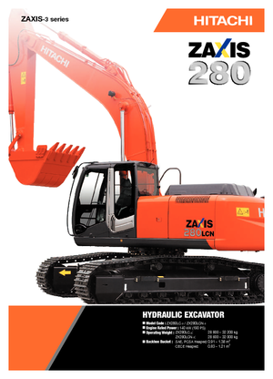 Crawler Excavators Hitachi ZX 250 LC-3