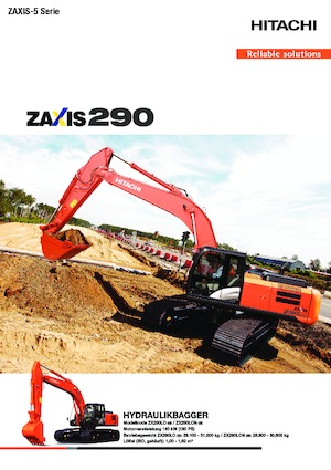 Crawler Excavators Hitachi ZX 290 LC-5